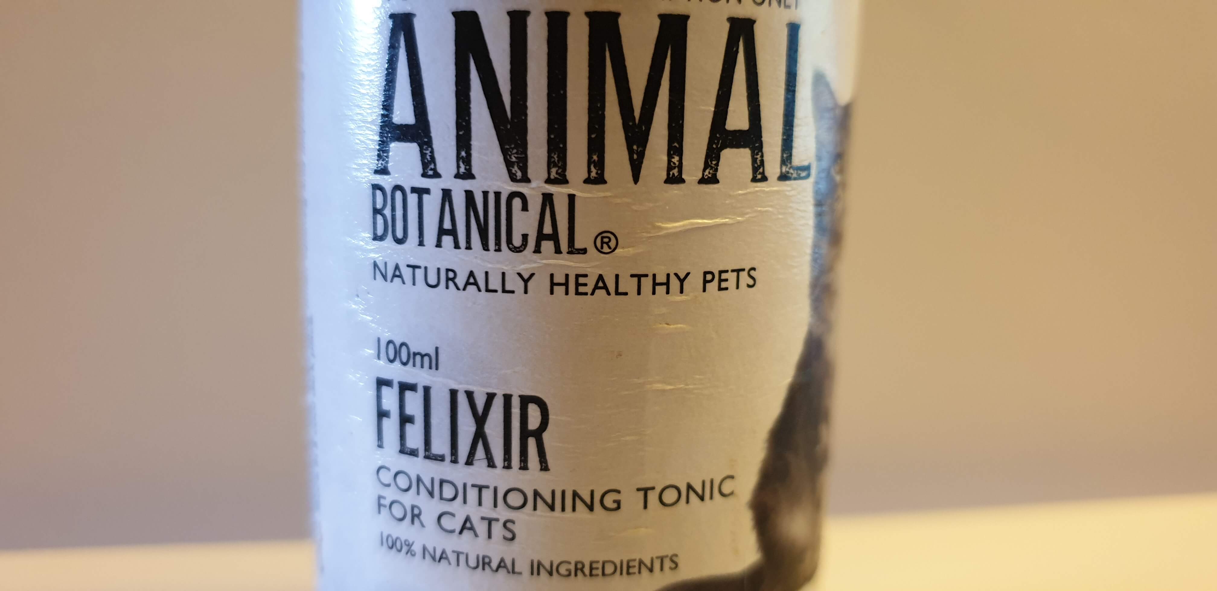 A Conditioning Herbal Tonic for your kitty - Felixir - Furrabulous and Natural.