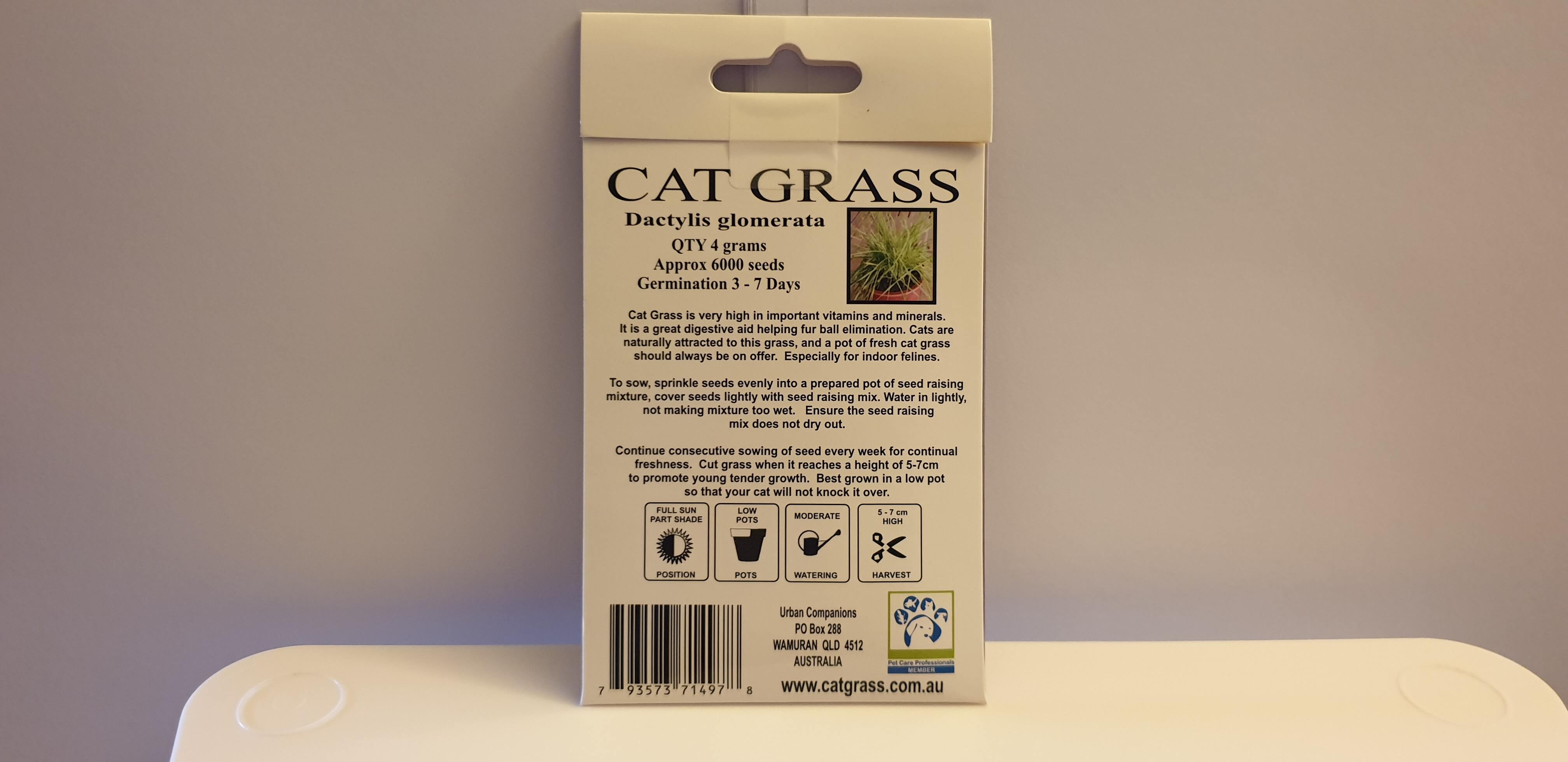 Cat Grass Seeds to grow for your fur baby moo cows!
