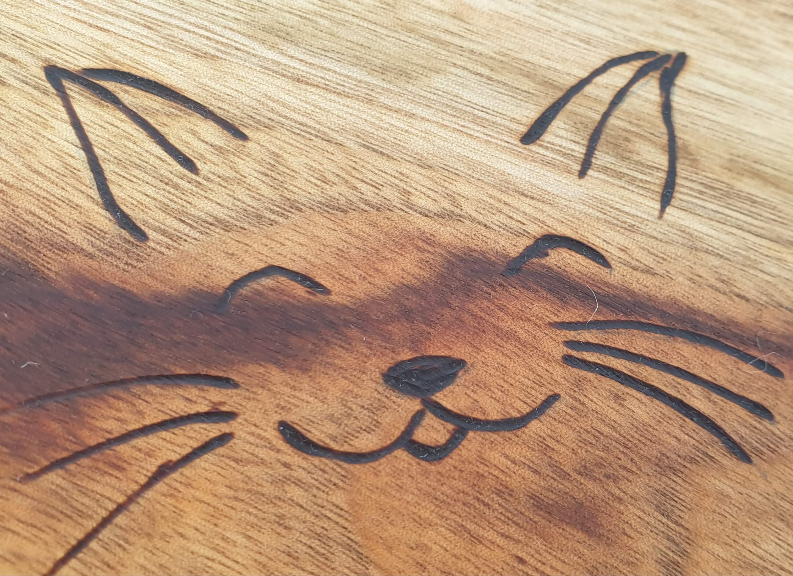 Handmade Australian Crafted Timber 'Keepsakes' Kitty Storage Box