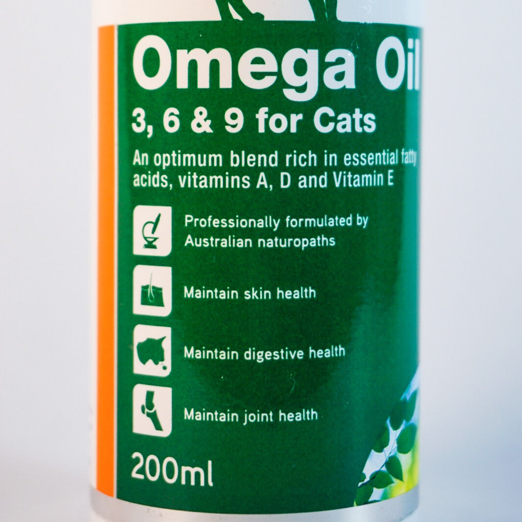 Natural Animal Solutions Omega Oil 3, 6 & 9 for Cats Heath and Wellness