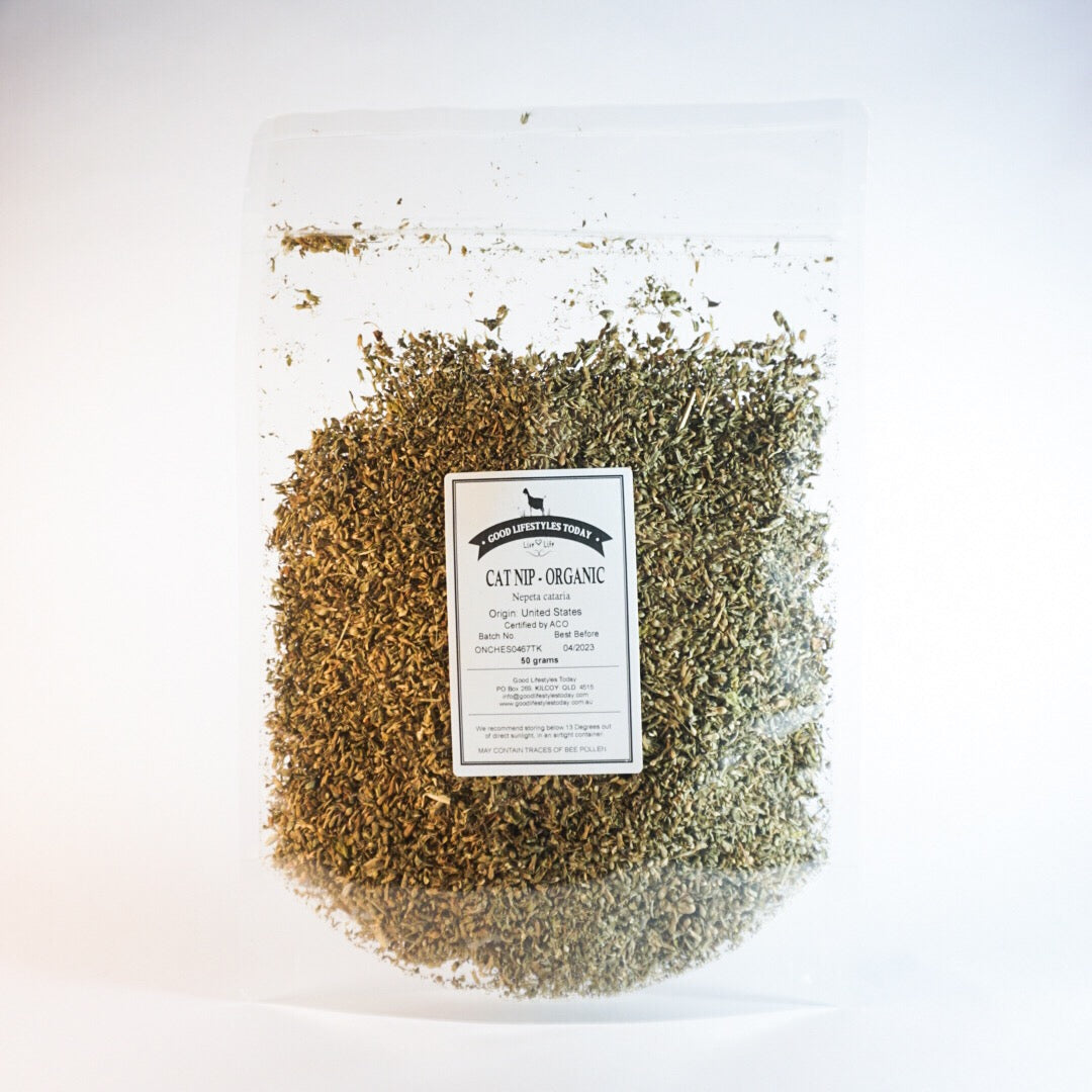 Organic Catnip Party For Kitty!