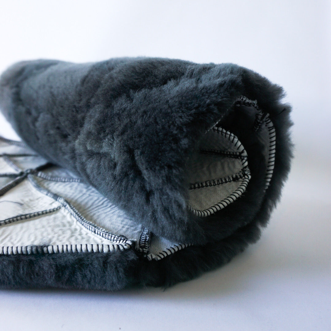 Pure Australian Sheepskin Wool Kitty Bedding Plush Fleece for Small Pet.